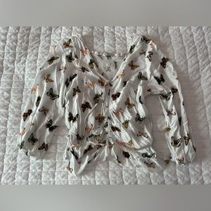 Cute Butterfly Dress Shirt